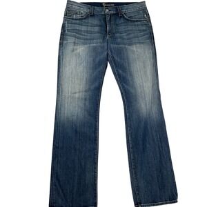 Fidelity Jeans 50-11/36W 34L Blue Santa Ana Vintage M6247 Classic Straight Denim